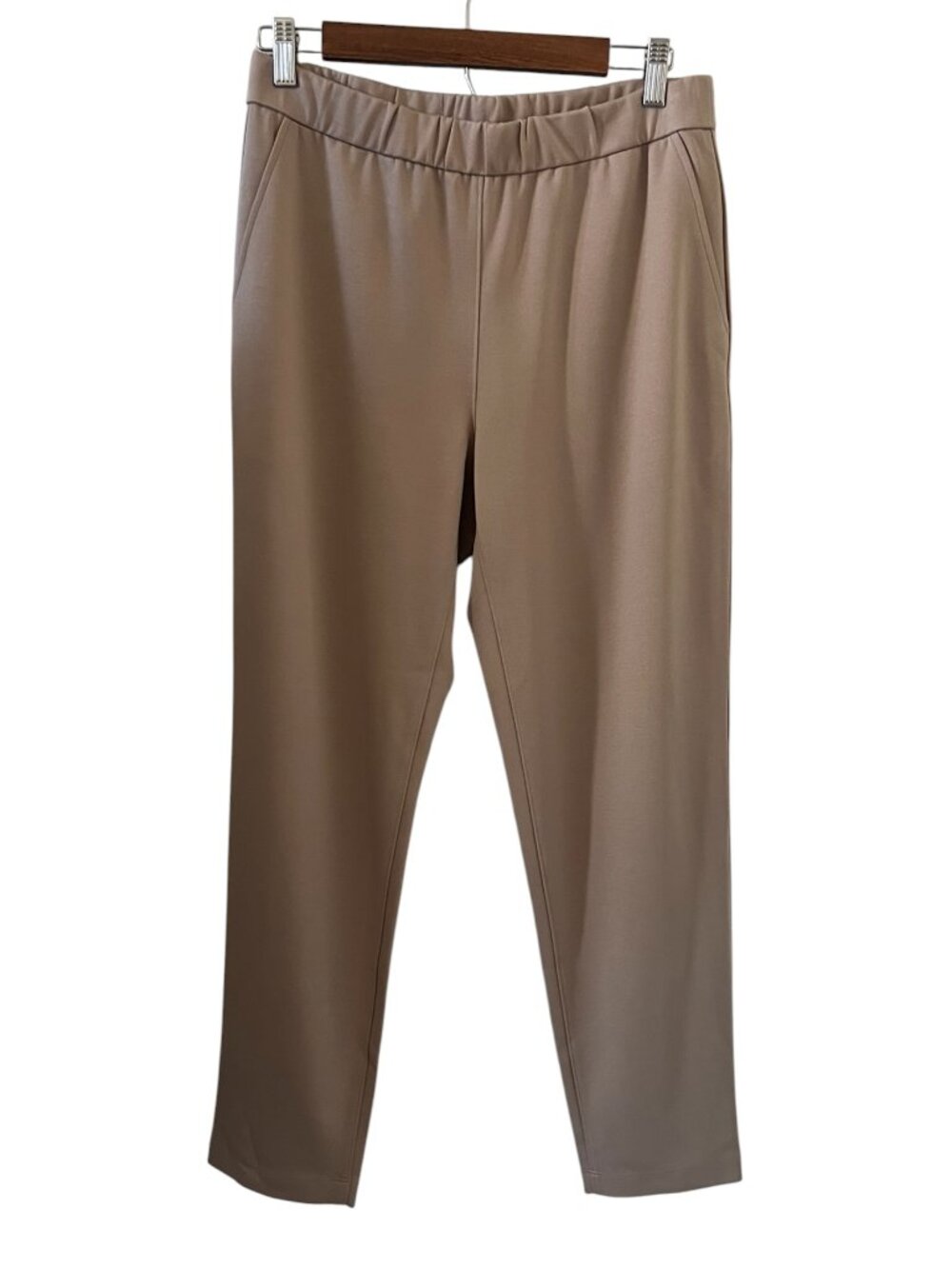Eileen Fisher Pull-On Ankle Pants In Driftwood Size S